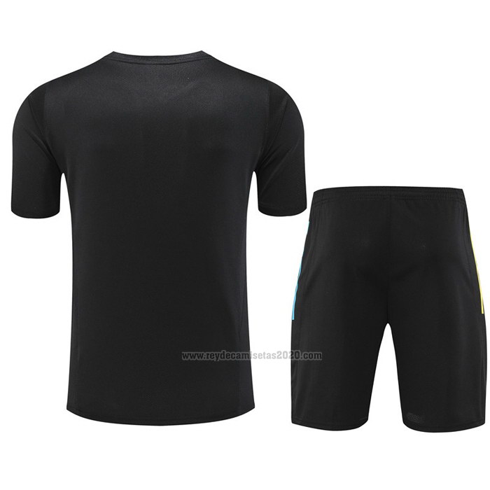 Chandal del Arsenal Manga Corta 2023-2024 Negro - Pantalon Corto